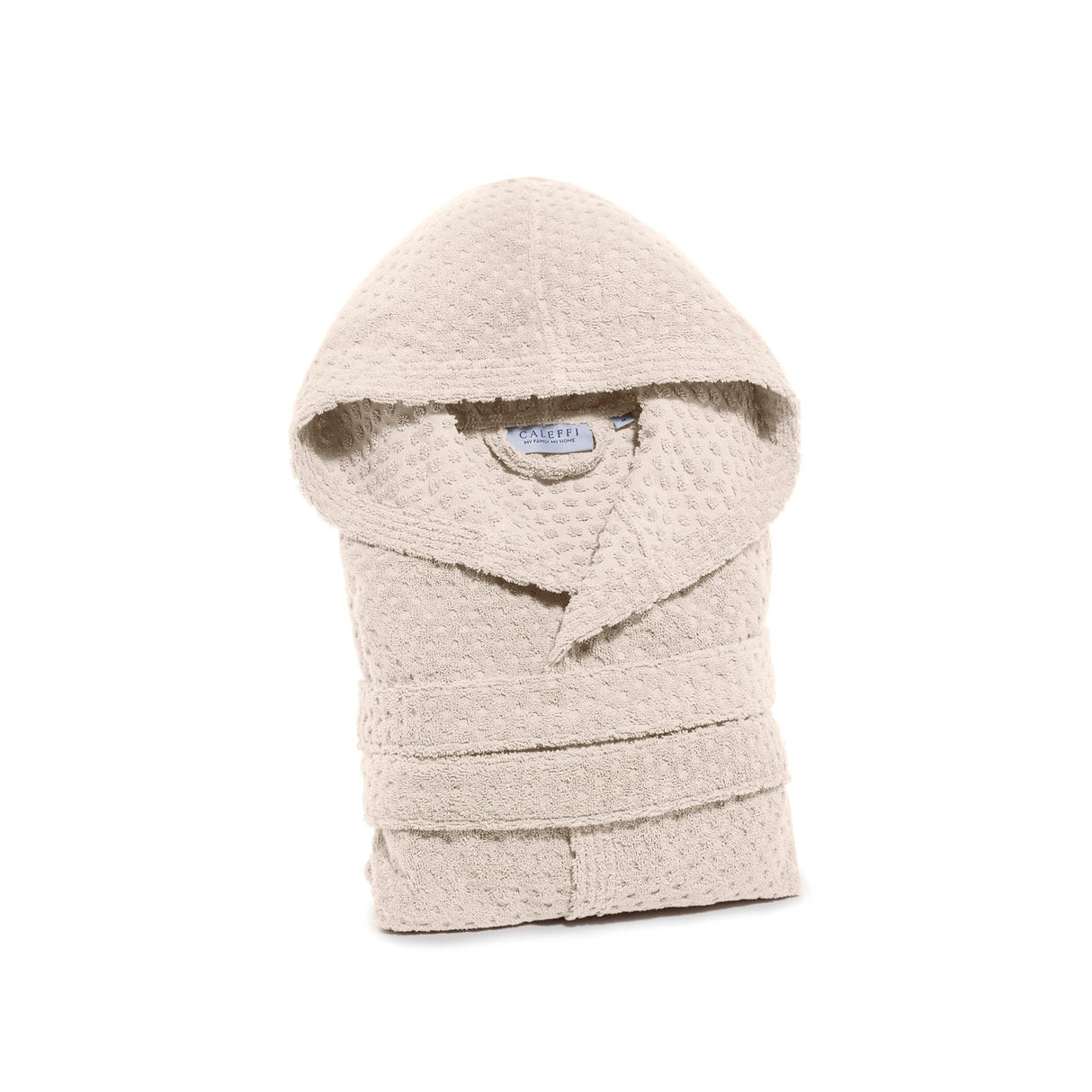 Caleffi Accappatoio con Cappuccio in Cotone Sirena '99 Spugnissima Tinta Unita VARI COLORI