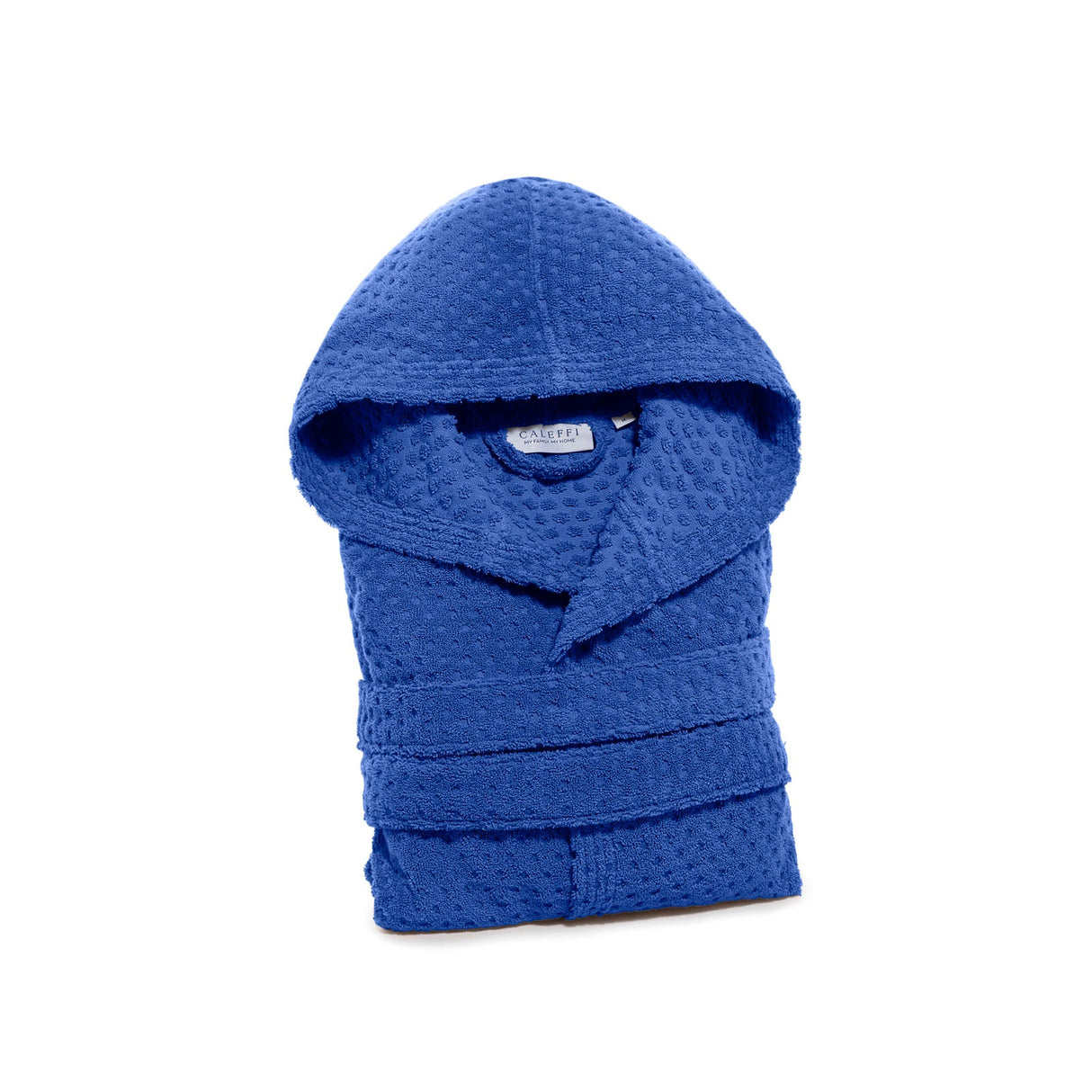 Caleffi Accappatoio con Cappuccio in Cotone Sirena '99 Spugnissima Tinta Unita VARI COLORI
