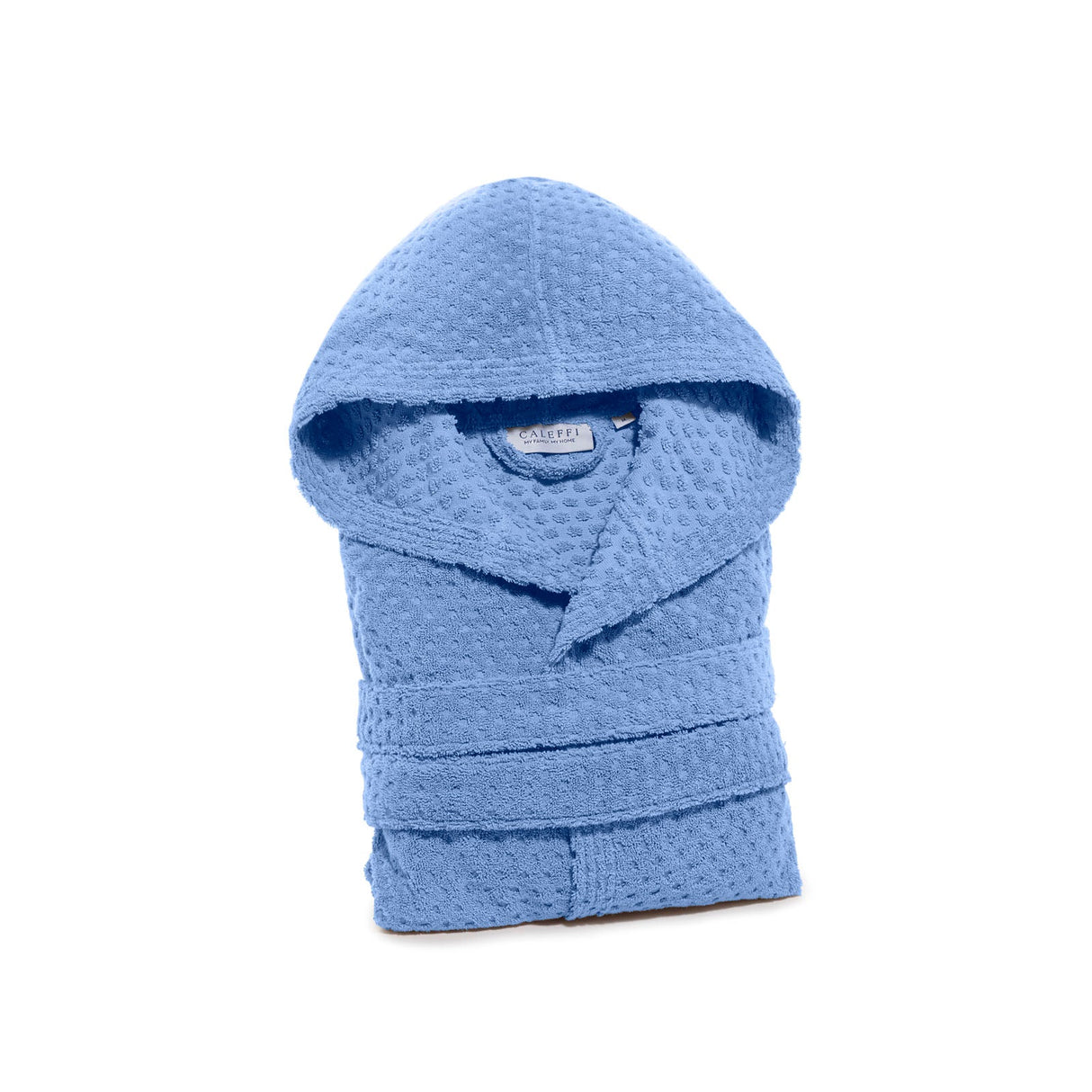 Caleffi Accappatoio con Cappuccio in Cotone Sirena '99 Spugnissima Tinta Unita VARI COLORI