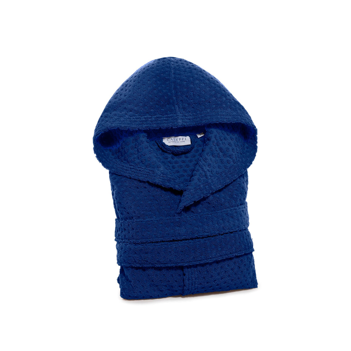 Caleffi Accappatoio con Cappuccio in Cotone Sirena '99 Spugnissima Tinta Unita VARI COLORI