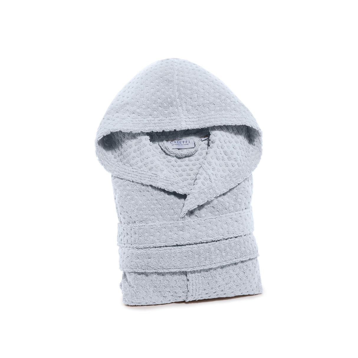 Caleffi Accappatoio con Cappuccio in Cotone Sirena '99 Spugnissima Tinta Unita VARI COLORI