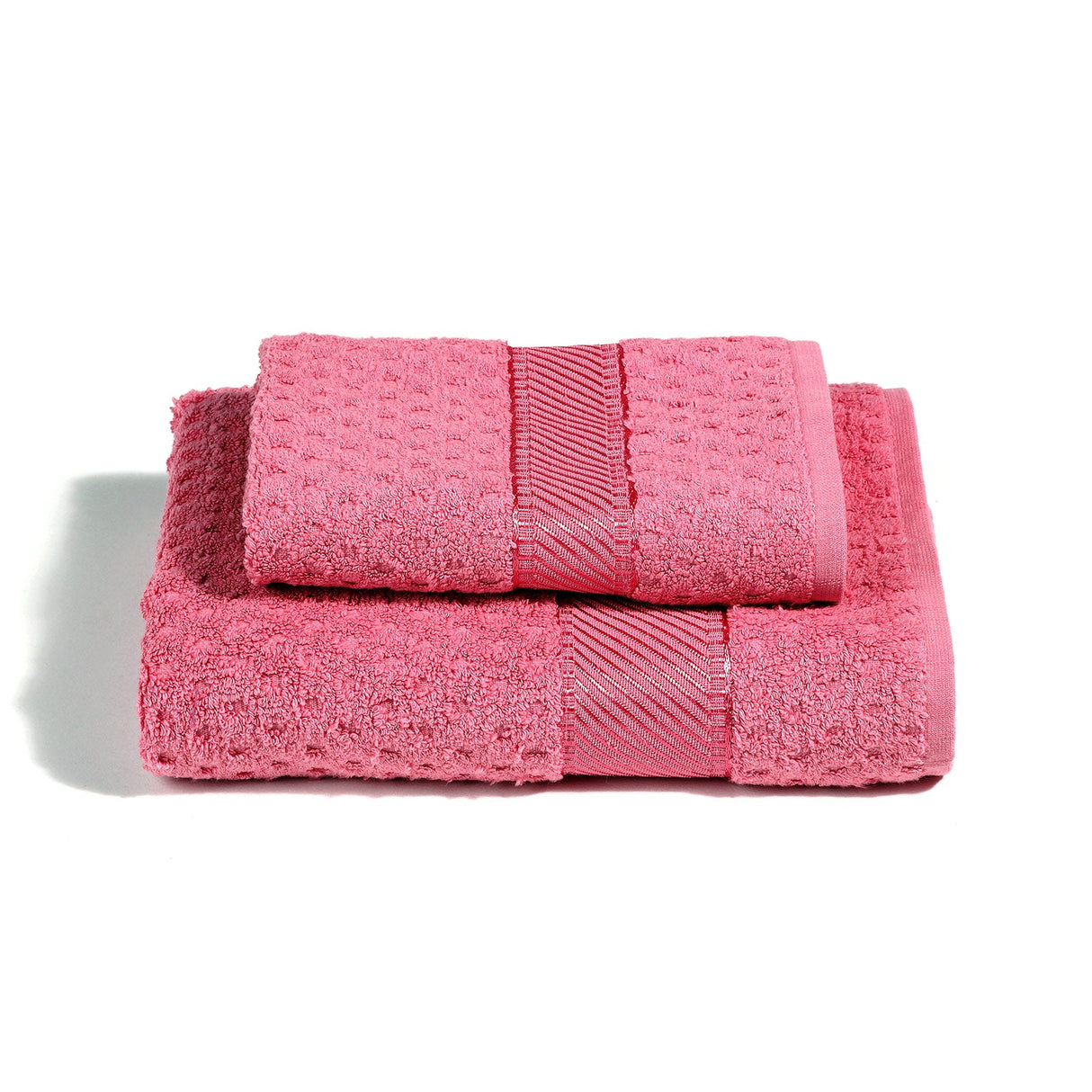 Caleffi Asciugamano con Ospite in Cotone Sirena '99 Spugnissima Tinta Unita VARI COLORI