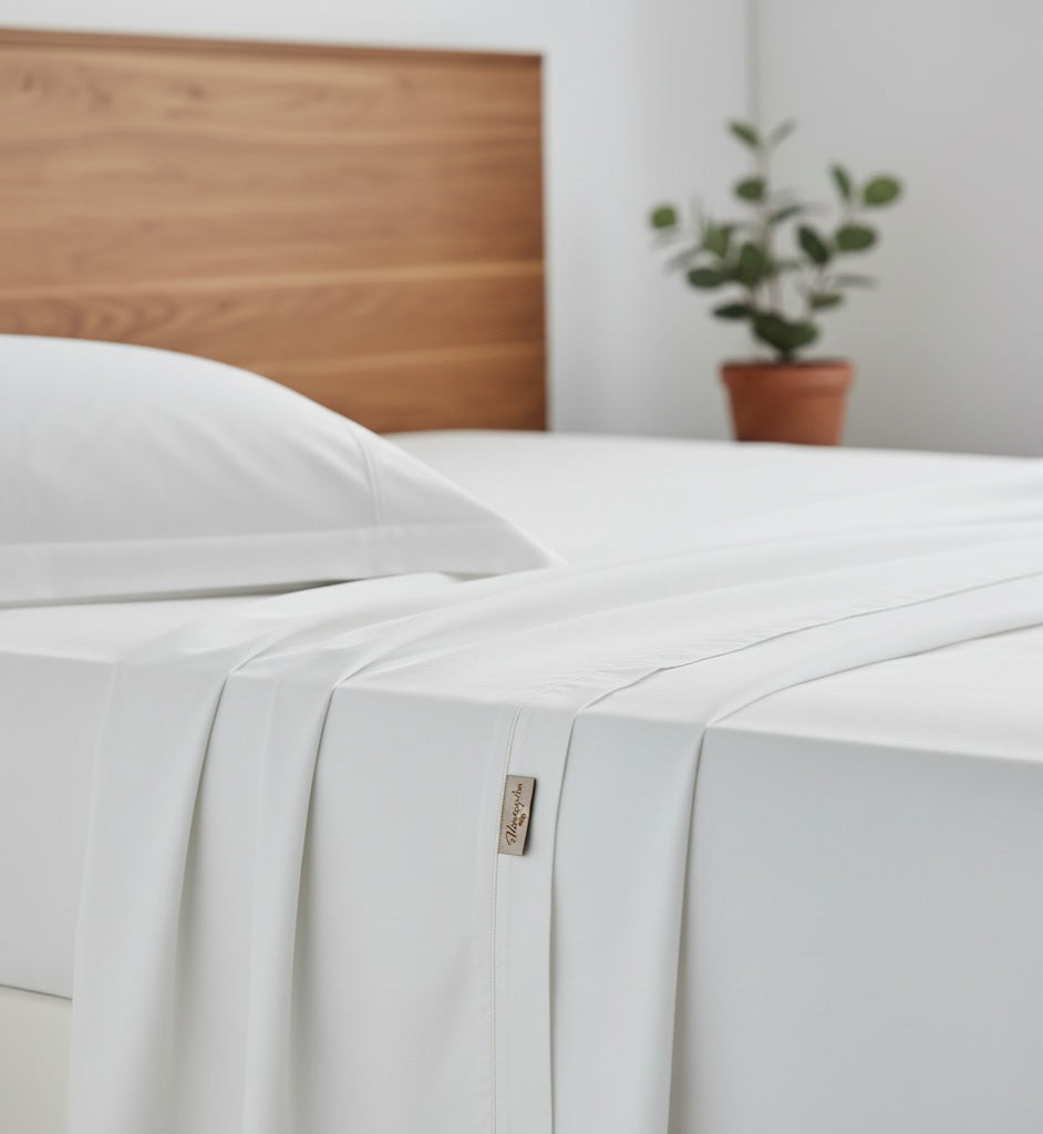 Completo Letto Tinta Unita Vari Colori Cotone Percalle 200 Fili linea ARIA - Matrimoniale