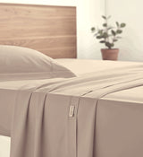 Completo Letto Tinta Unita Vari Colori Cotone Percalle 200 Fili linea ARIA - Matrimoniale