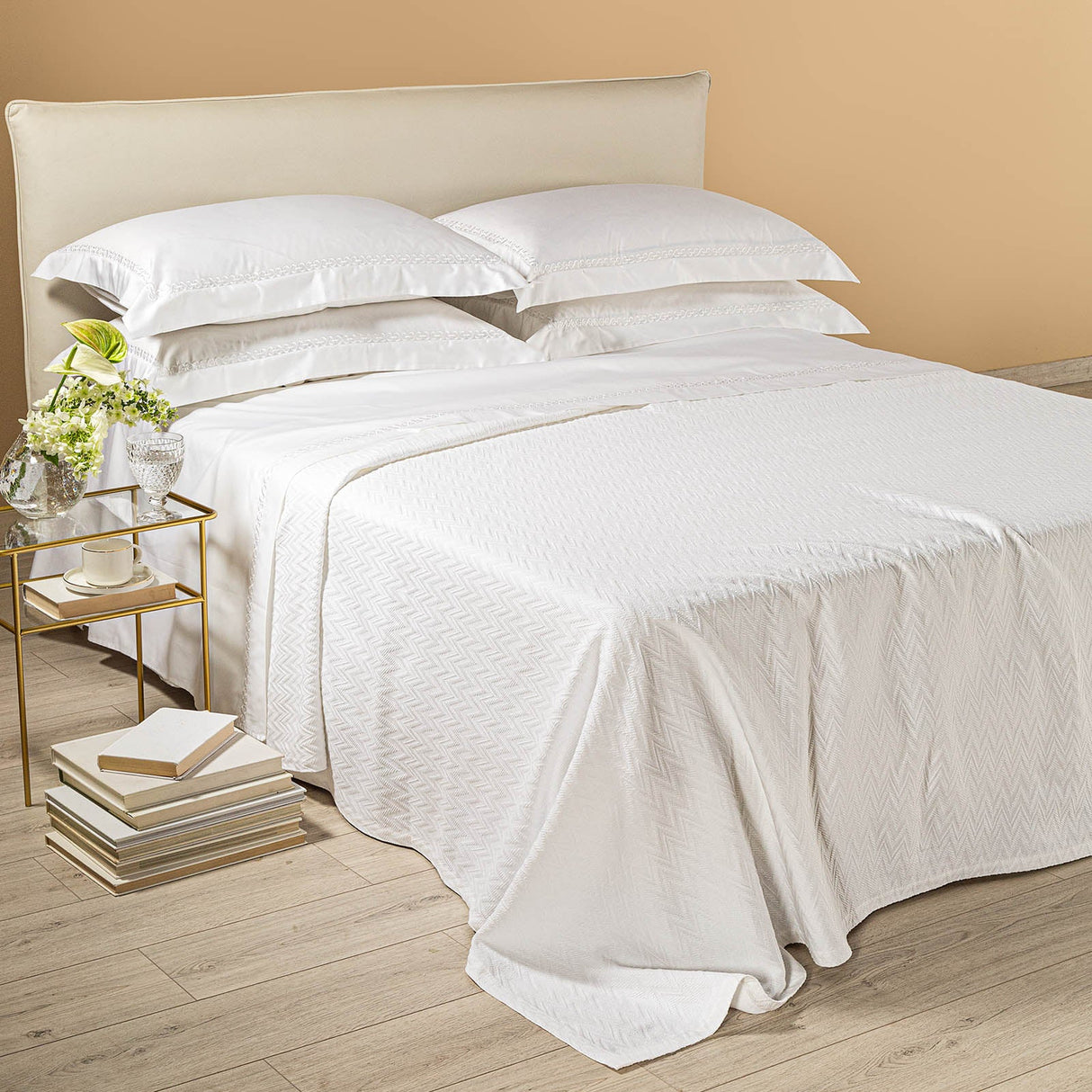 Caleffi Copriletto Matrimoniale non Trapuntato in Cotone Laguna Dreaming