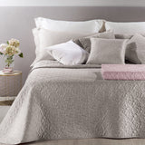 Caleffi Copriletto Matrimoniale Trapuntato in Raso di cotone Patricia Dreaming Vari Colori 80 gr/mq