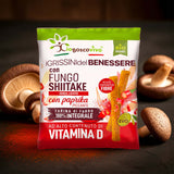Grissini alla Paprika piccante & Shiitake BIO Monoporzione 50g